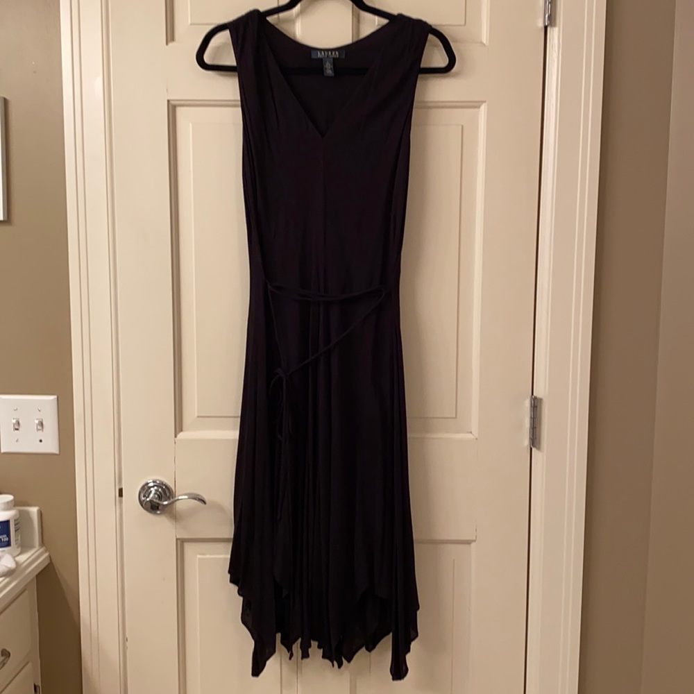 Ralph Lauren black viscose dress